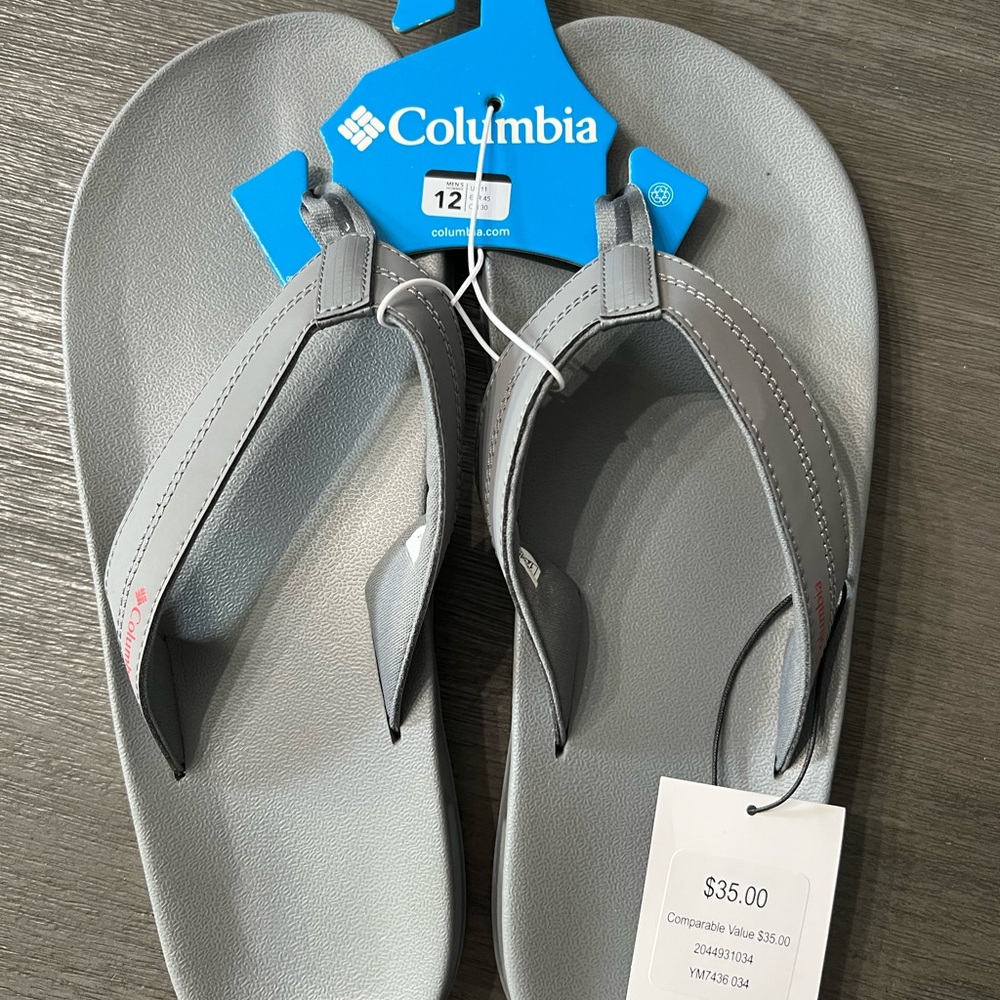 Columbia Light Gray Sandals